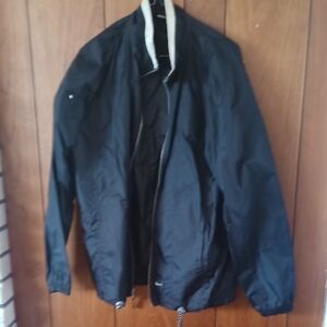 Nike Men's Black Windbreaker Jacket